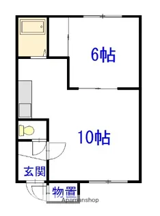 マリンハウスノア【1階】の間取り