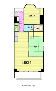スケア509酒井ビル【201号室】の間取り