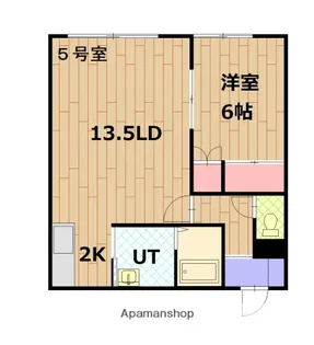 ポップライフB【1階】の間取り