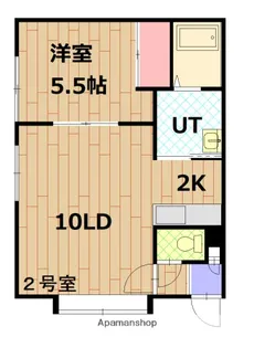ポップライフB【2階】の間取り