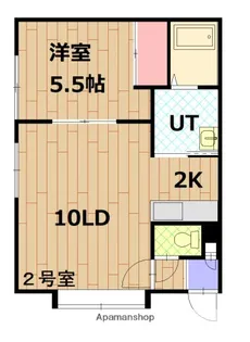 ポップライフB【2階】の間取り
