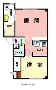 グランフォーレスト【201号室】の間取り