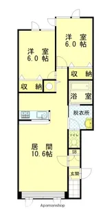 レヴェントン【2階】の間取り