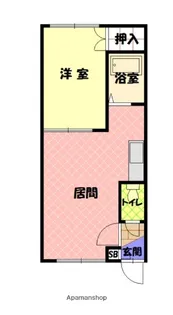 ウエストA【2階】の間取り