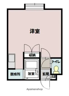 グリーンストーン【211号室】の間取り