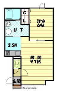 メゾンインティ【2階】の間取り