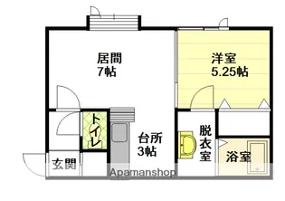 ライフ永山弐番館【205号室】の間取り