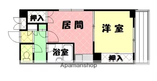 パームコート旭川【3階】の間取り