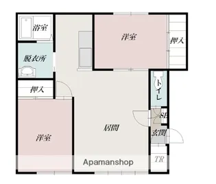 サフランA【2階】の間取り
