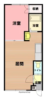 ハンドレッドヴィレッジE【1階】の間取り