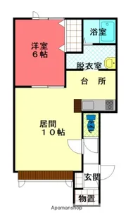 ラフプレイスⅡ【2階】の間取り