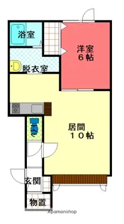 ラフプレイスⅡ【2階】の間取り
