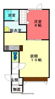 ラフプレイスⅡ【2階】の間取り