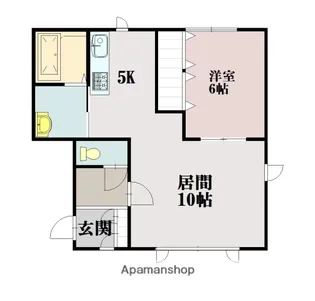 ラルゴ【205号室】の間取り