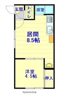 エステートE4.8【1階】の間取り