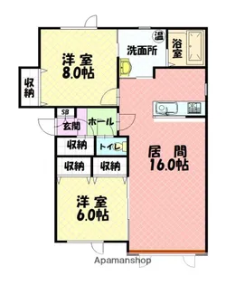 友夢Ⅱ【1階】の間取り