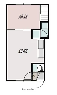 1LDKの間取り画像