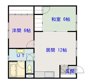 スガワラマンションA【106号室】の間取り