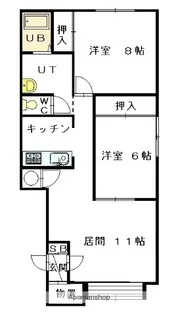 リンツC棟【1階】の間取り
