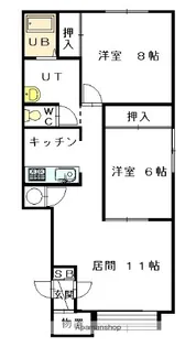 リンツC棟【2階】の間取り
