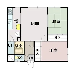 誠コーポB【103号室】の間取り