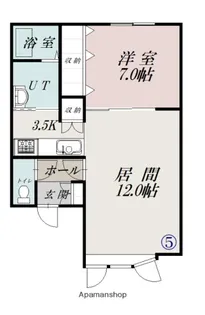 ローズウェルⅡ【1階】の間取り