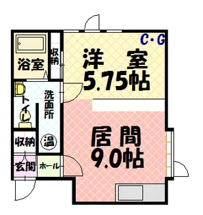 STAY22【G号室】の間取り