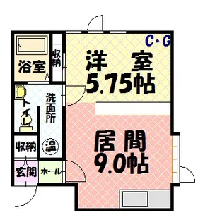 STAY22【1階】の間取り