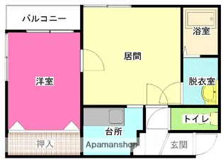 ロード【3L号室】の間取り