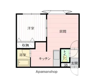 ロイヤルハープT【103号室】の間取り