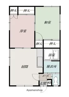 スカイコーポ【2階】の間取り