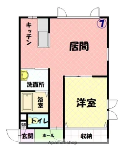 プレアデス【1階】の間取り