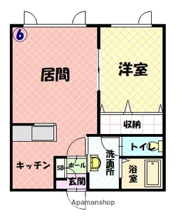 プレアデス【2階】の間取り