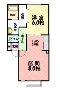 クレスト永山【1階】の間取り