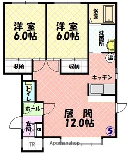 コーポ富貴B【2階】の間取り