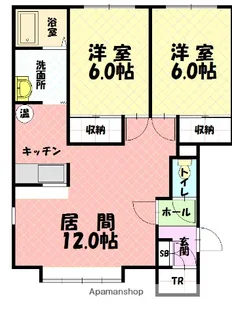 コーポ富貴B【2階】の間取り