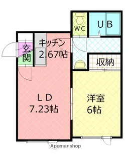 トレジャーハウス【1階】の間取り