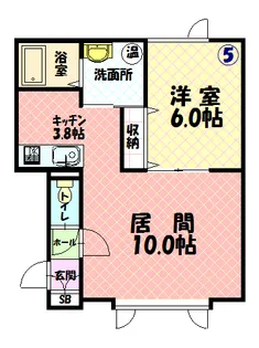 オン・ザ・ロードⅡ【1階】の間取り