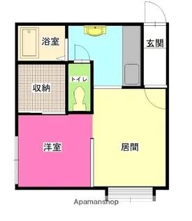 パールセント413【1階】の間取り