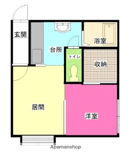 パールセント413【1階】の間取り