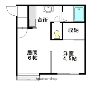 パールセント413【1階】の間取り