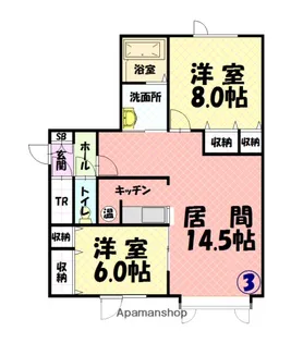 イリス25【2階】の間取り