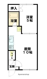 ハンドレッドヴィレッジH【103号室】の間取り
