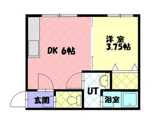 ヤマザキコーポ5.16【2階】の間取り