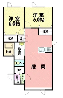 アイランドKⅡ【1階】の間取り
