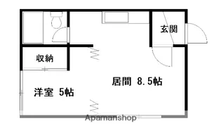 豊岡2.6コーポ【1階】の間取り