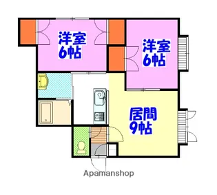 サンシャイン【2階】の間取り