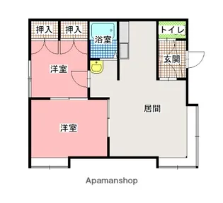 クレストコート【2階】の間取り