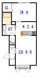 レールデュタンⅥ【1階】の間取り