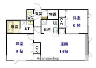 ミッキーハウス【2階】の間取り